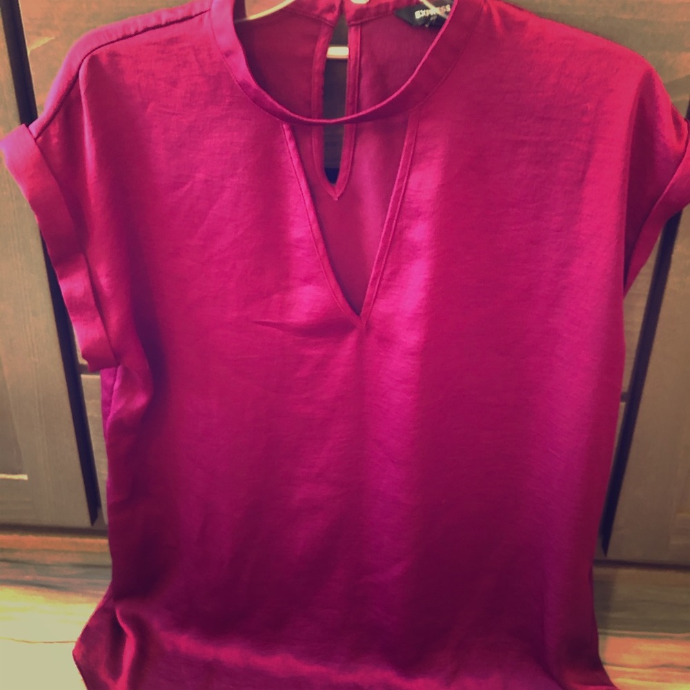 Express maroon top-L